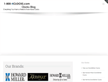 Tablet Screenshot of clocksblog.com